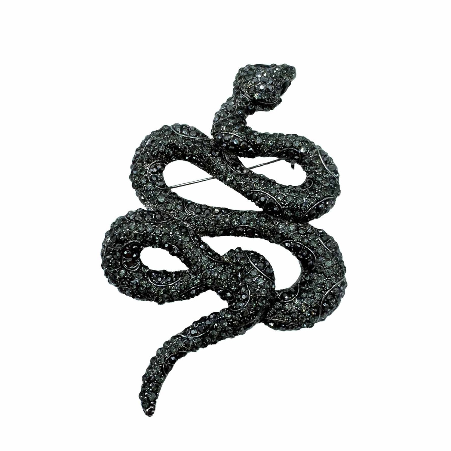 Palestro Milano Spille e spillette Grigio Scurio Serpente Big