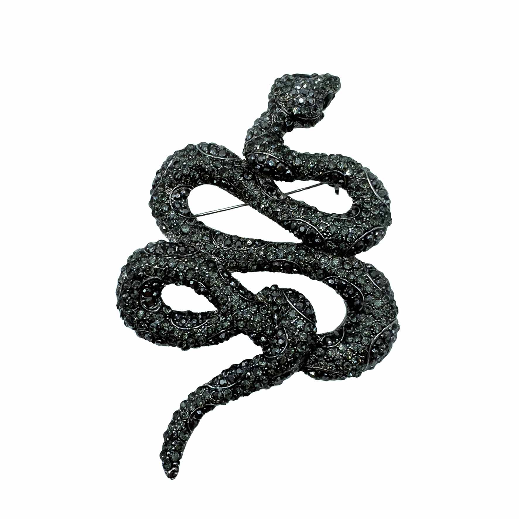 Palestro Milano Spille e spillette Grigio Scurio Serpente Big