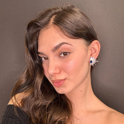 Palestro Milano Orecchini Spine di Cristallo