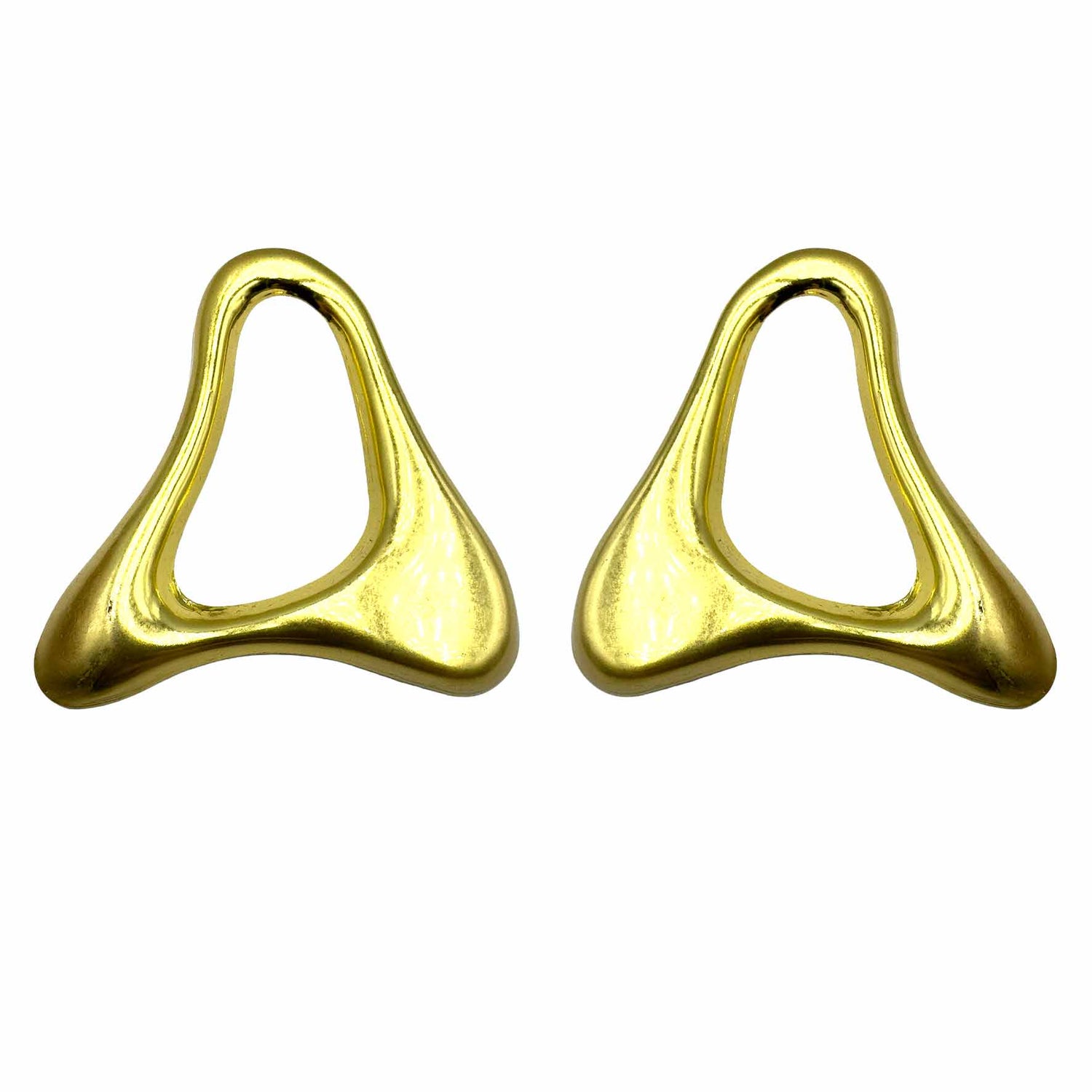 Palestro Milano Orecchini Triangolo Big Gold