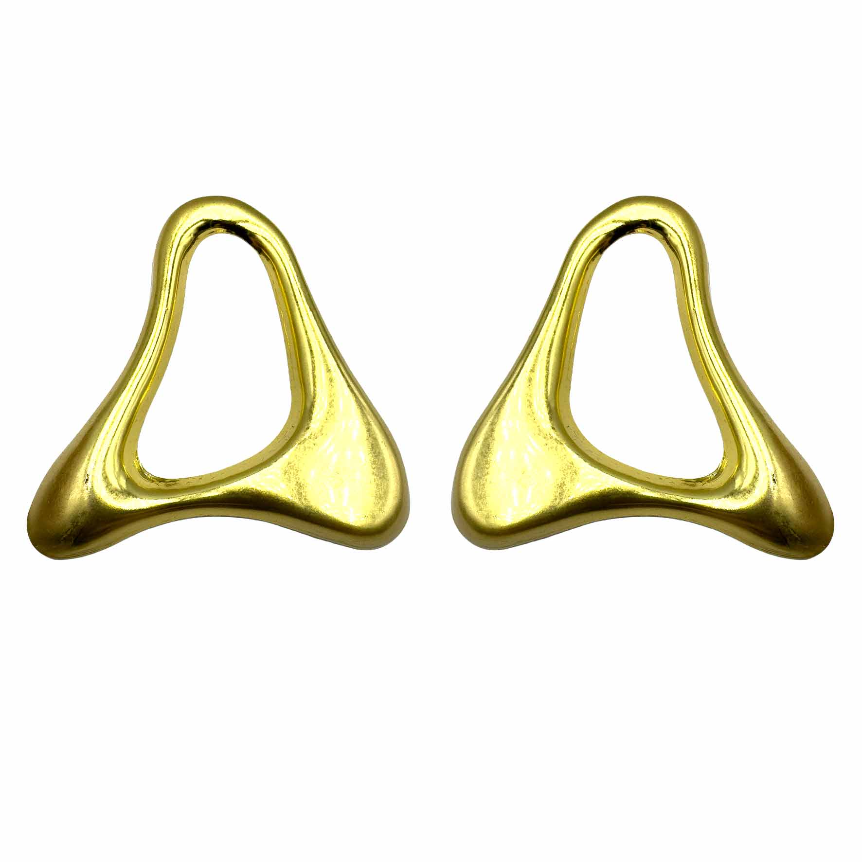 Palestro Milano Orecchini Triangolo Big Gold