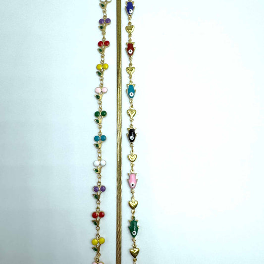 Trio cavigliere frutta&mare