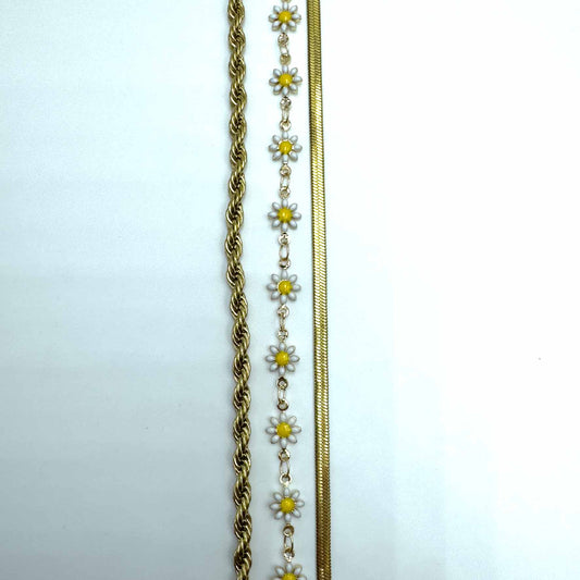 Trio cavigliere margheritine