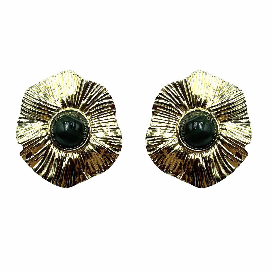 Palestro Milano Orecchini Verde Scuro Samira