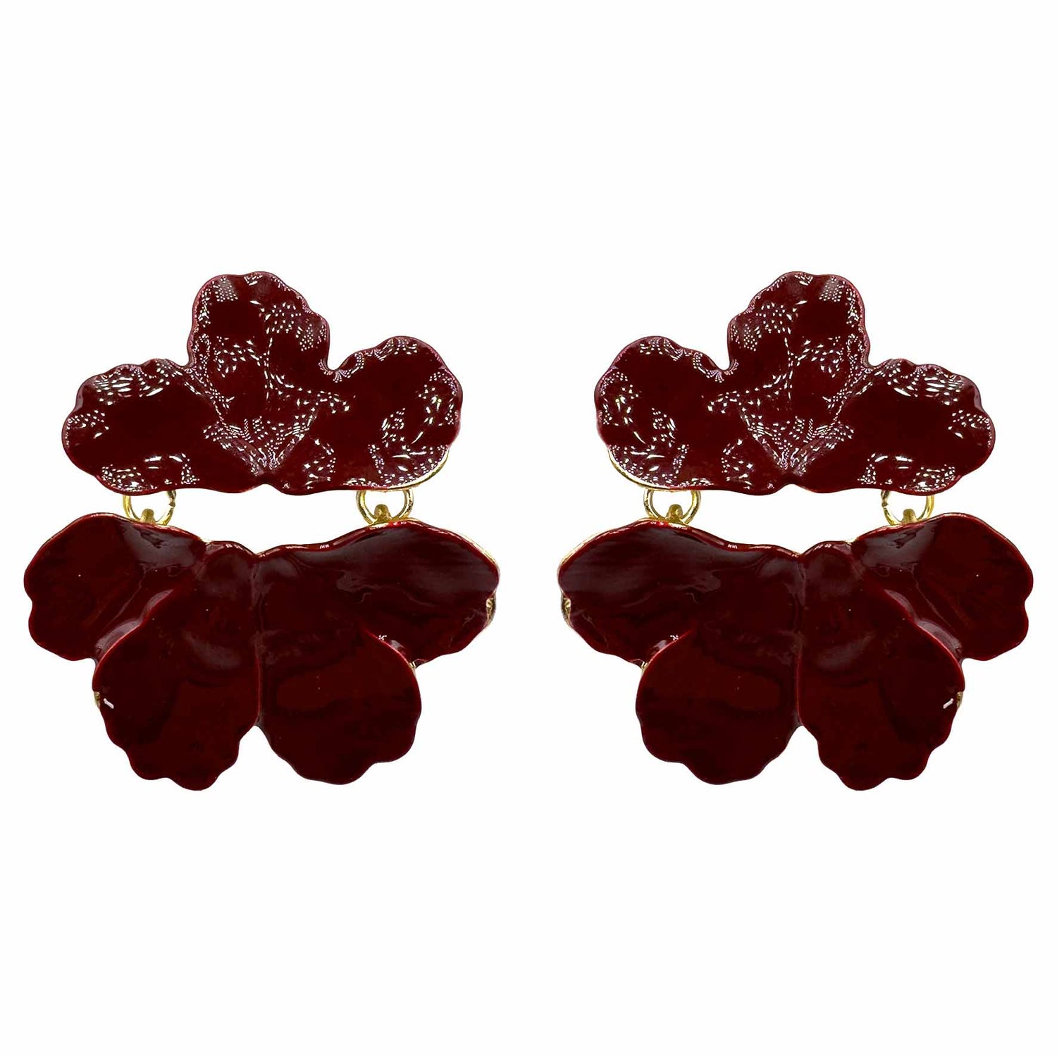 Palestro Milano Orecchini Bordeaux Zuri