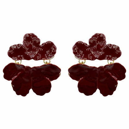 Palestro Milano Orecchini Bordeaux Zuri
