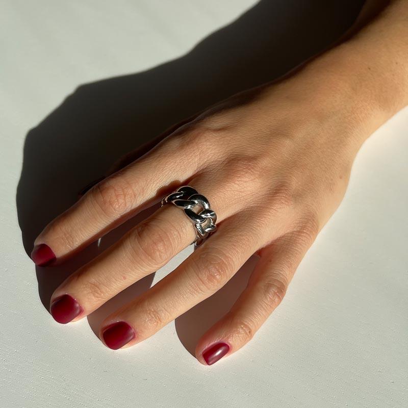 Palestro Milano Anelli 7 us (17mm) / Silver Abbraccio