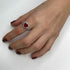 Palestro Milano Anelli Gold / Rosso Rubino / 7 us (17mm) Anello Cupido - trio