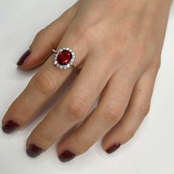 Palestro Milano Anelli Gold / Rosso Rubino / 7 us (17mm) Kate