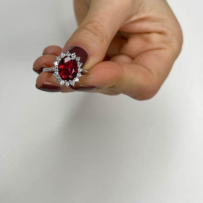 Palestro Milano Anelli Gold / Rosso Rubino / 8 us (18mm) Kate