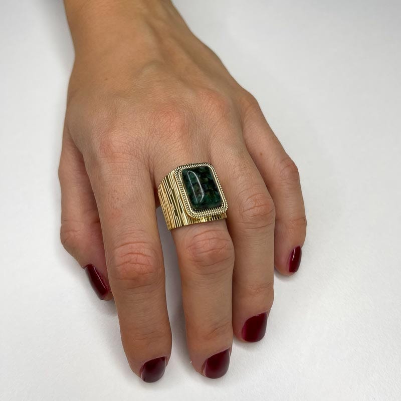 Palestro Milano Anelli Verde bottiglia Petra