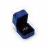 Palestro Milano Blu oceano Box porta anello in velluto