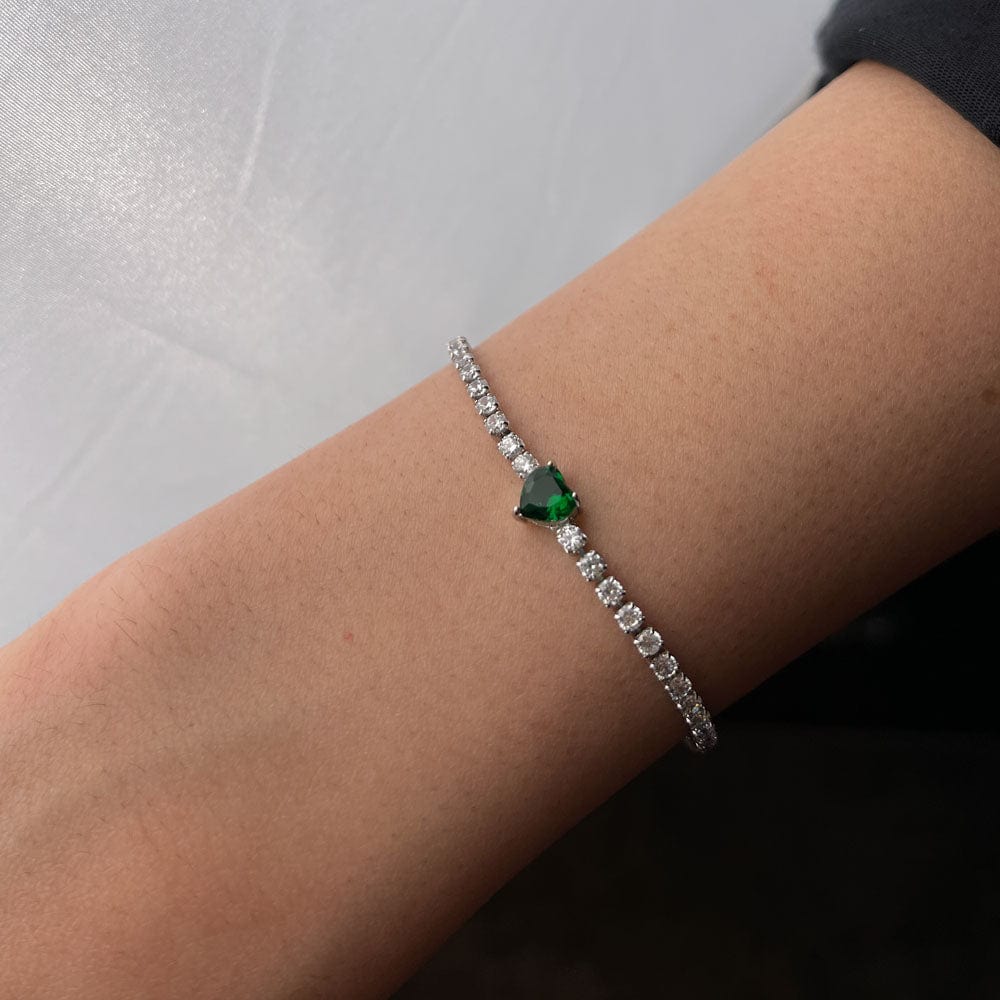 Palestro Milano Bracciali Bracciale Tennis cuore