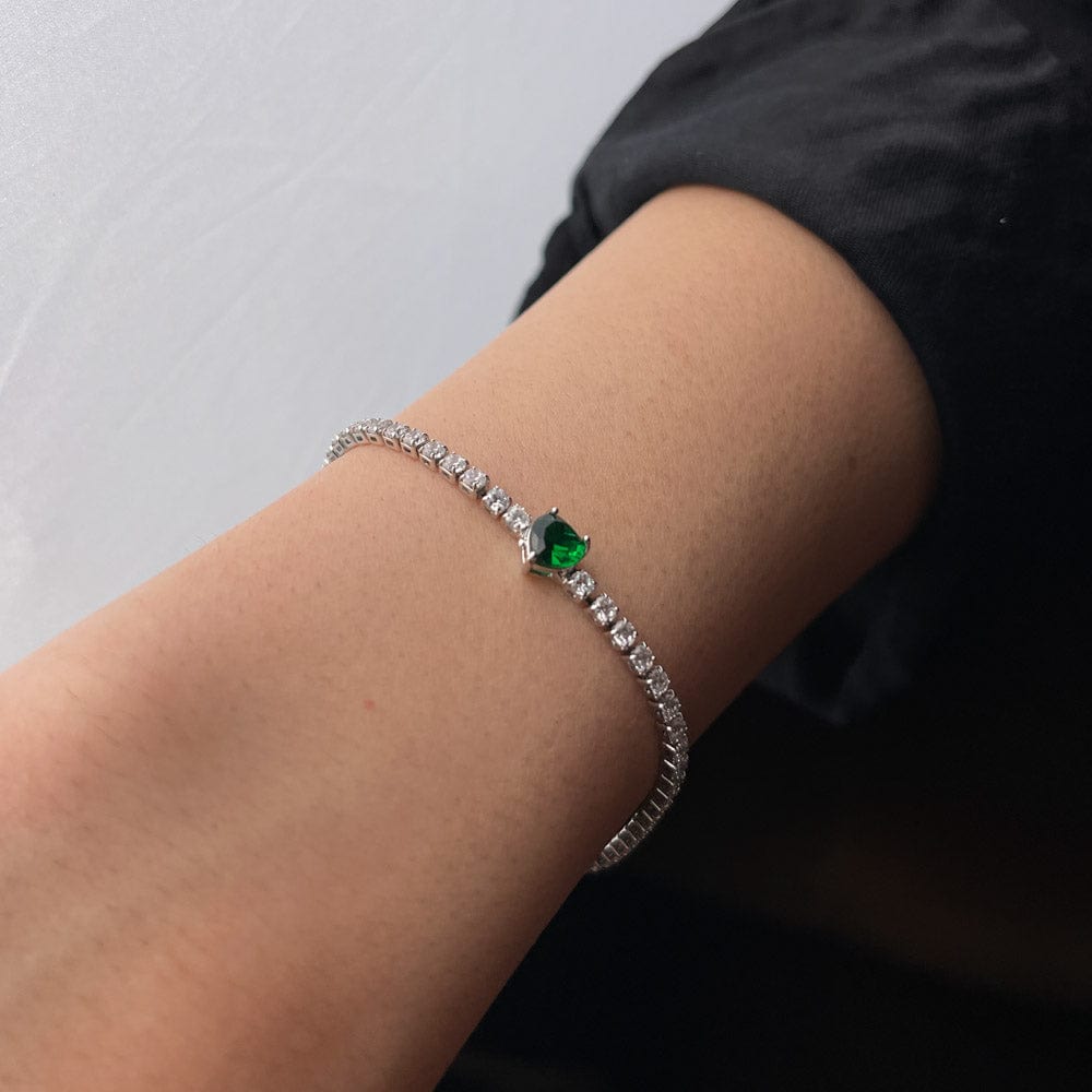 Palestro Milano Bracciali Bracciale Tennis cuore
