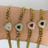 Palestro Milano Bracciali Cuore Verde Bracciale Cuoricino Prezioso