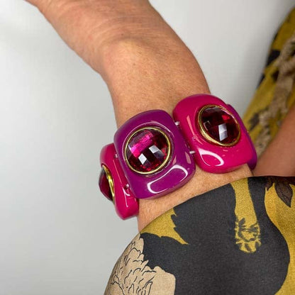 Palestro Milano Bracciali Fucsia Oblò