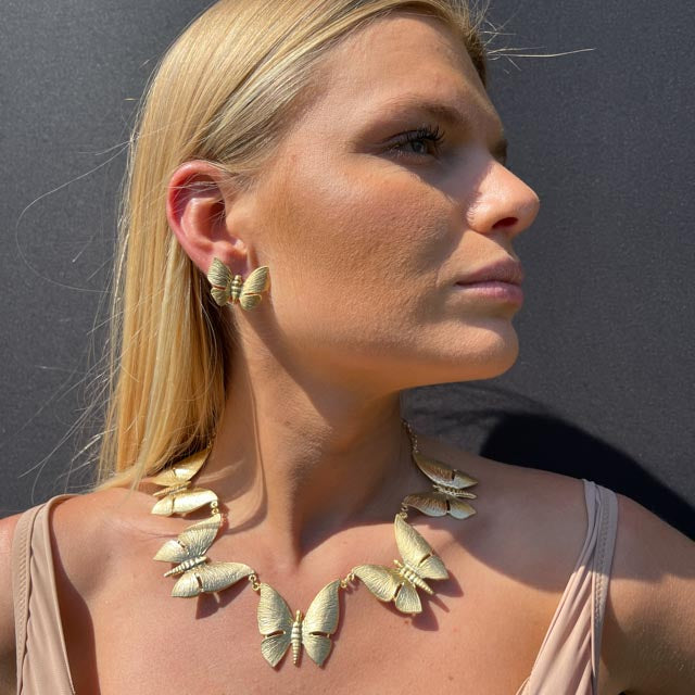 Palestro Milano Collane Armonia di Farfalle Set