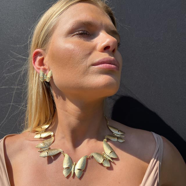 Palestro Milano Collane Armonia di Farfalle Set