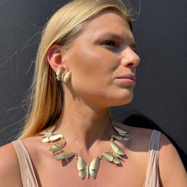 Palestro Milano Collane Armonia di Farfalle Set