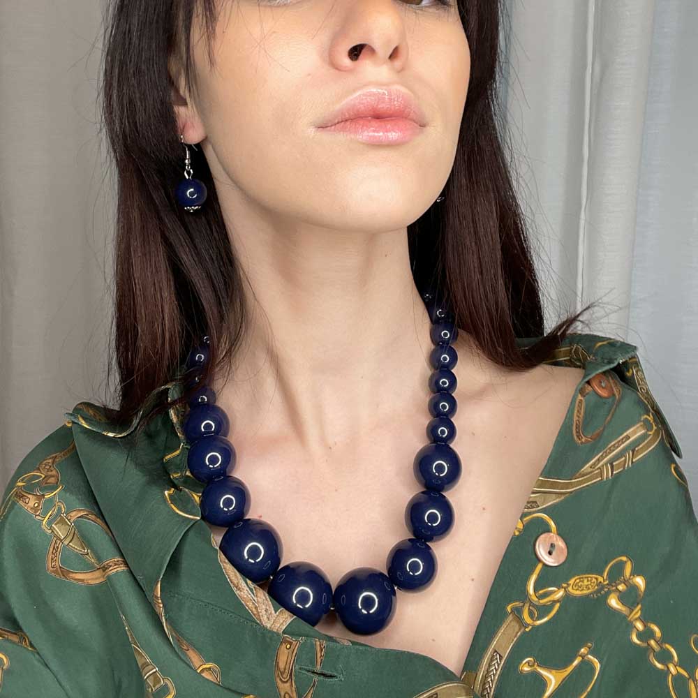 Palestro Milano Collane Blu Notte Donatella Set