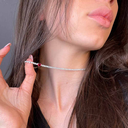 Palestro Milano Collane Collana Tennis cuore