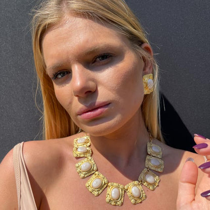 Palestro Milano Collane Creamy Atena Set