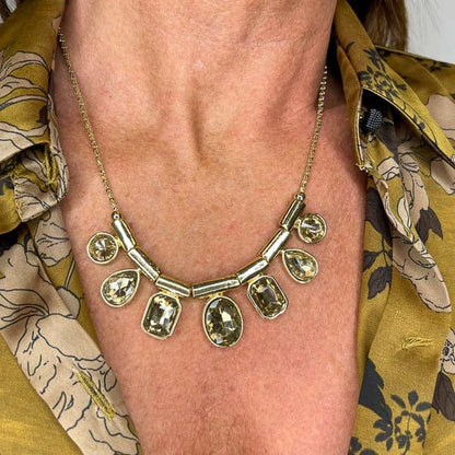 Palestro Milano Collane Pietre Champagne Delhi