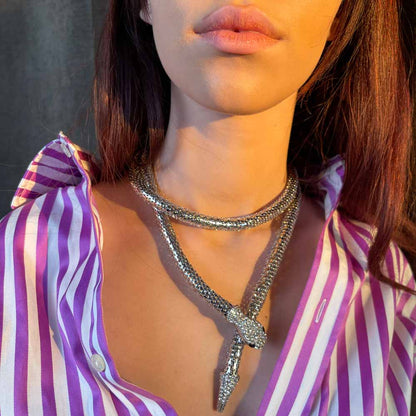 Palestro Milano Collane Silver Cleopatra