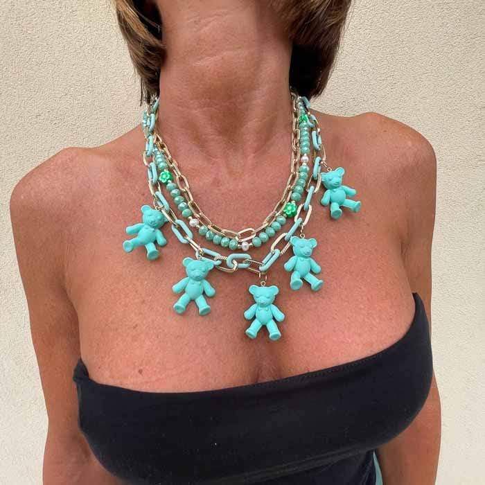 Palestro Milano Collane Turquoise Teddy