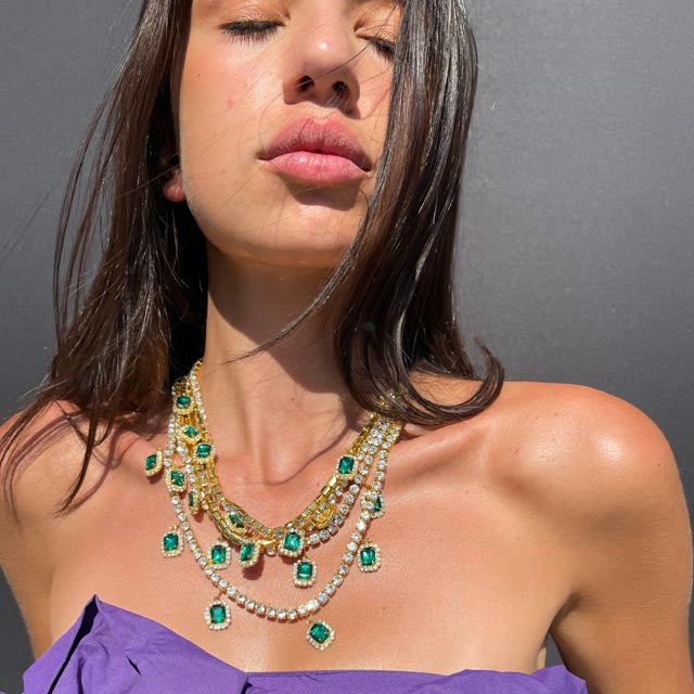 Palestro Milano Collane Verde Smeraldo Miami