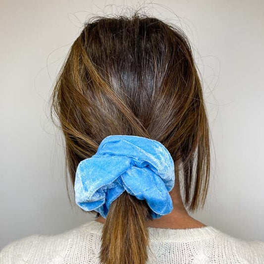 Palestro Milano Fasce per capelli/cerchietti Azzurro Fiocchetti in Velluto