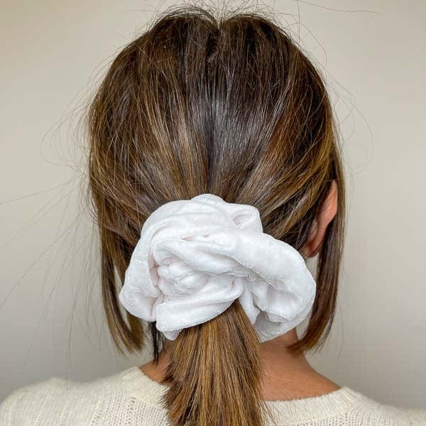 Palestro Milano Fasce per capelli/cerchietti Bianco Neve Fiocchetti in Velluto