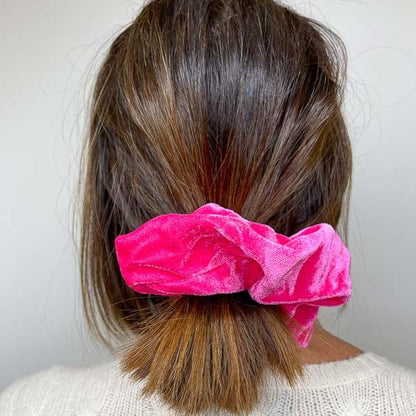 Palestro Milano Fasce per capelli/cerchietti Fucsia Fiocchetti in Velluto