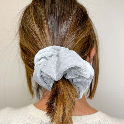 Palestro Milano Fasce per capelli/cerchietti Grigio Perla Fiocchetti in Velluto