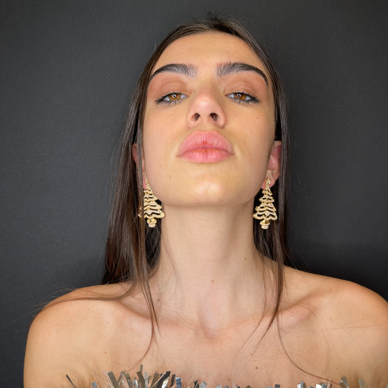 Palestro Milano Orecchini Alberello di Natale