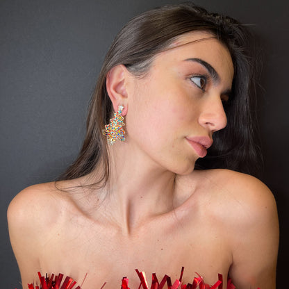 Palestro Milano Orecchini Alberello di Natale