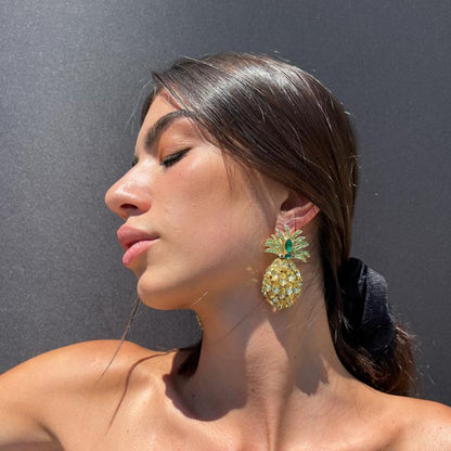 Palestro Milano Orecchini Ananas Big