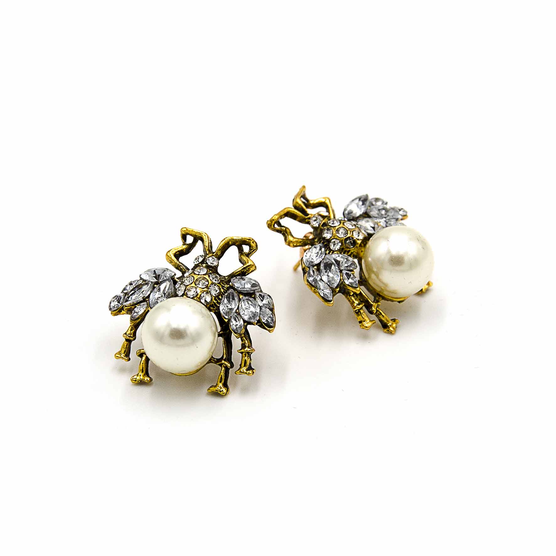 Palestro Milano Orecchini Bianco Ape Regina Big Perla