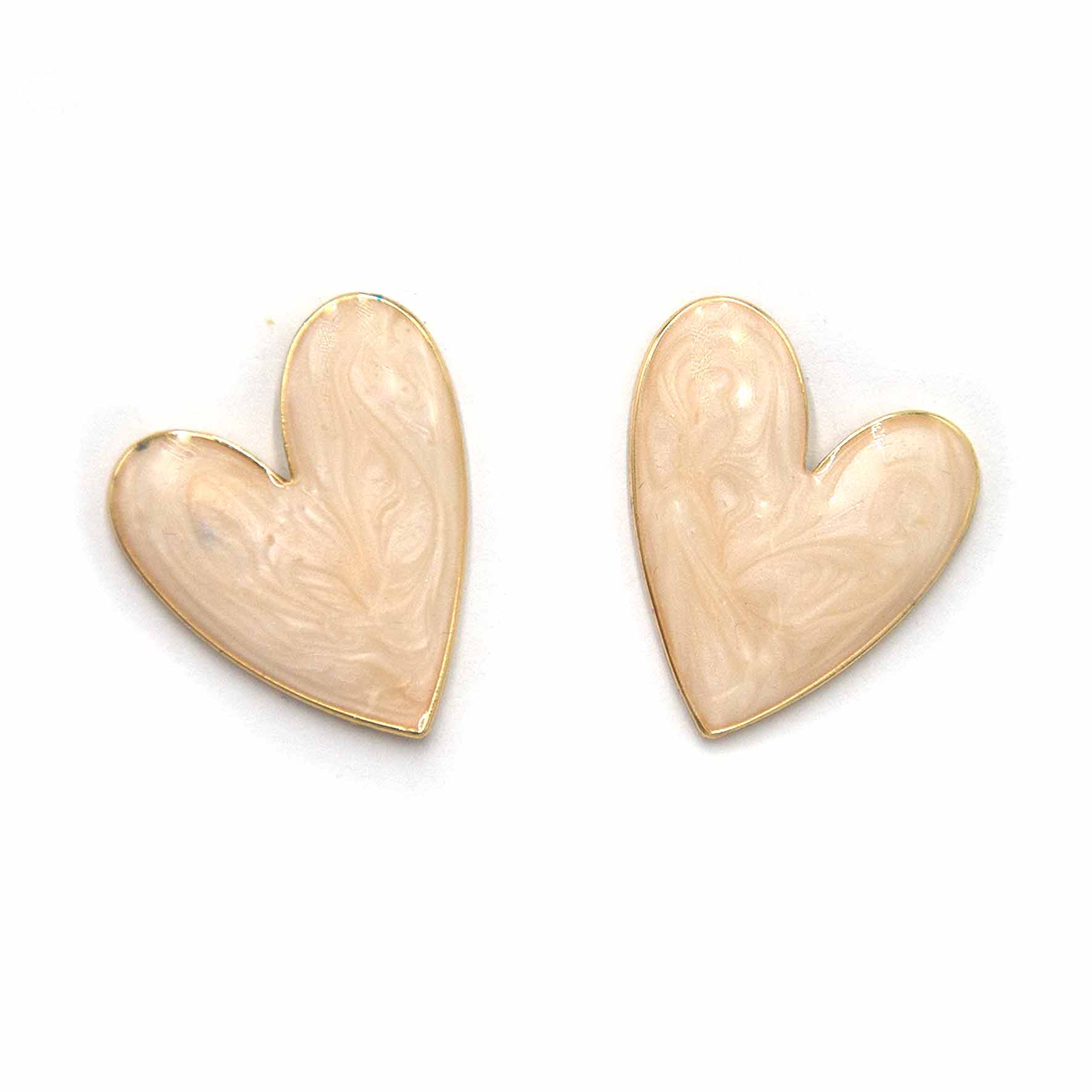 Palestro Milano Orecchini Bianco Latte Dolce Cuore