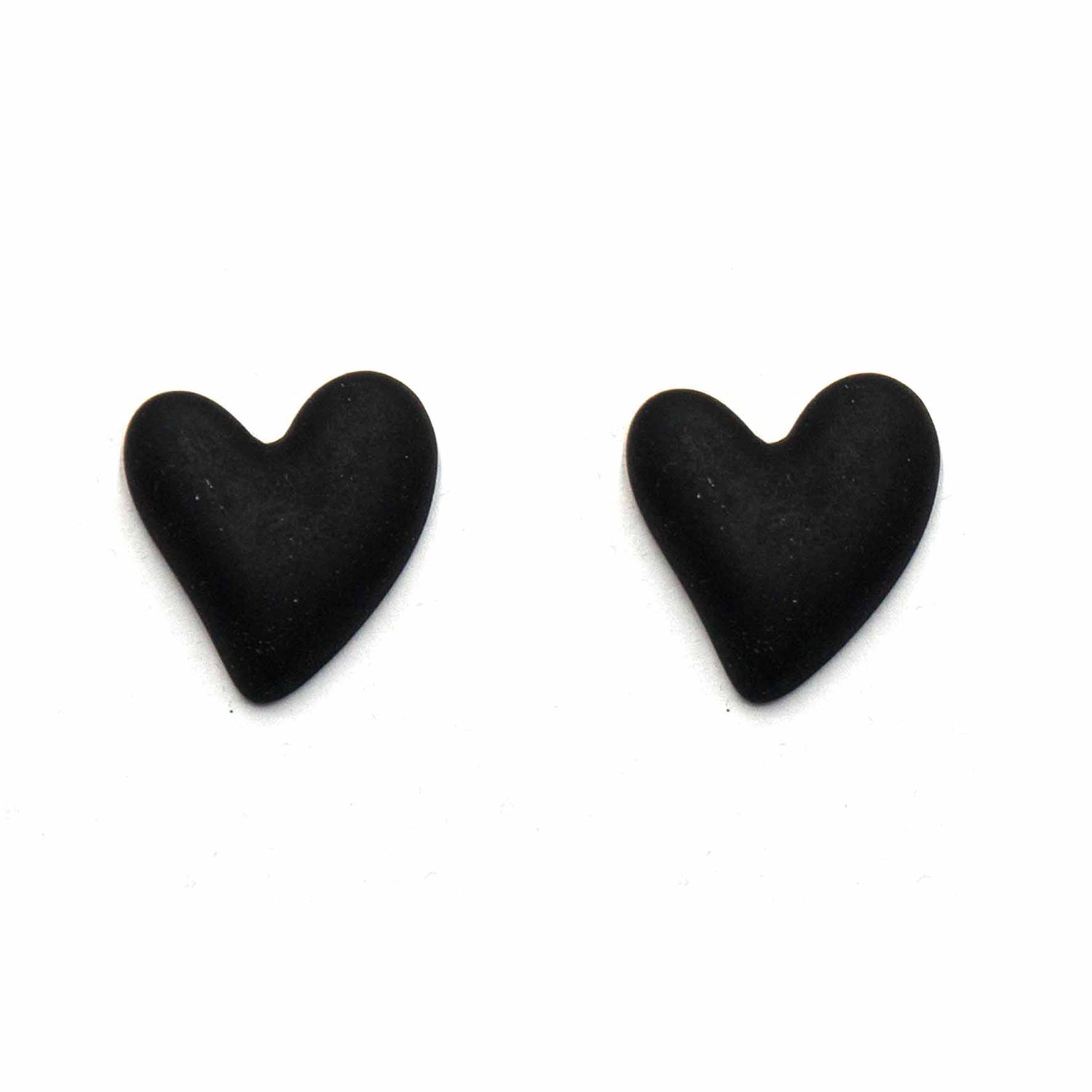 Palestro Milano Orecchini Black is Black Cuoricini Colorati