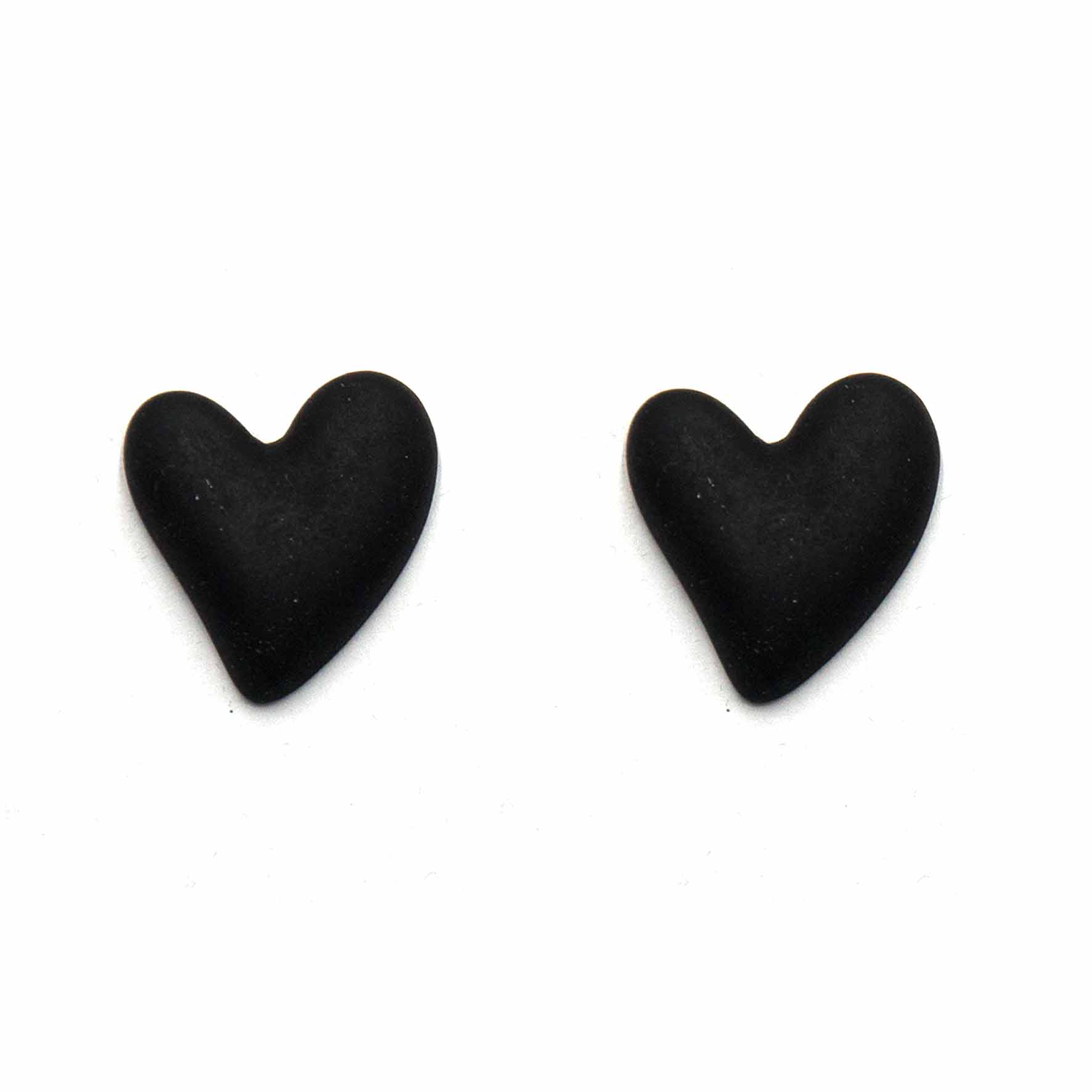 Palestro Milano Orecchini Black is Black Cuoricini Colorati