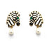 Palestro Milano Orecchini Black & White Zebre