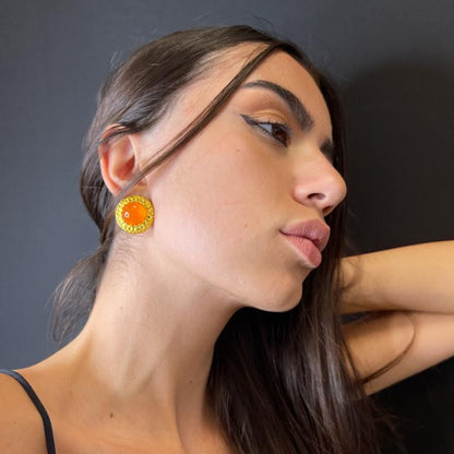 Palestro Milano Orecchini Bottone d&