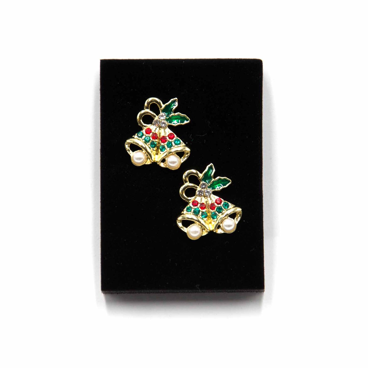 Palestro Milano Orecchini Campane natalizie con perline