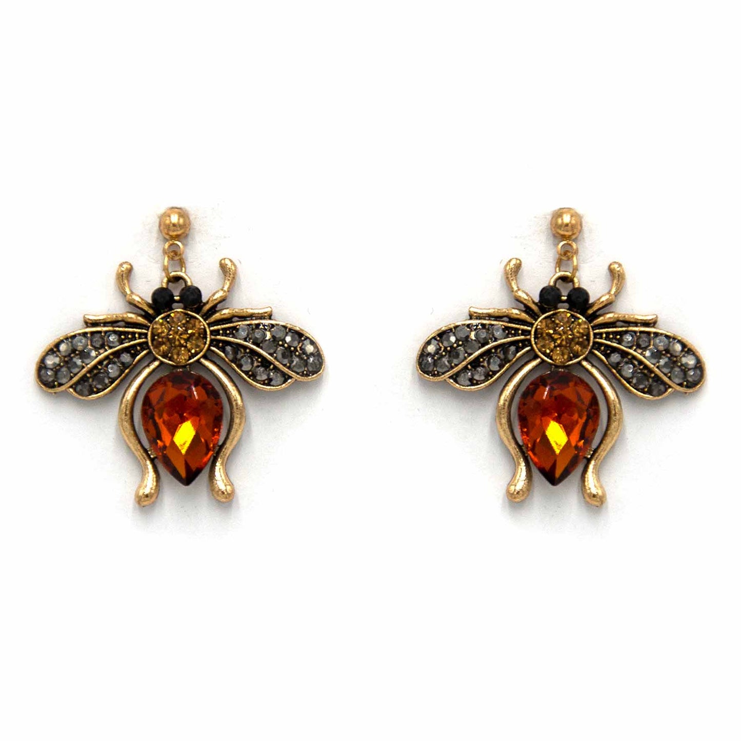 Palestro Milano Orecchini Caramello Ape pendente