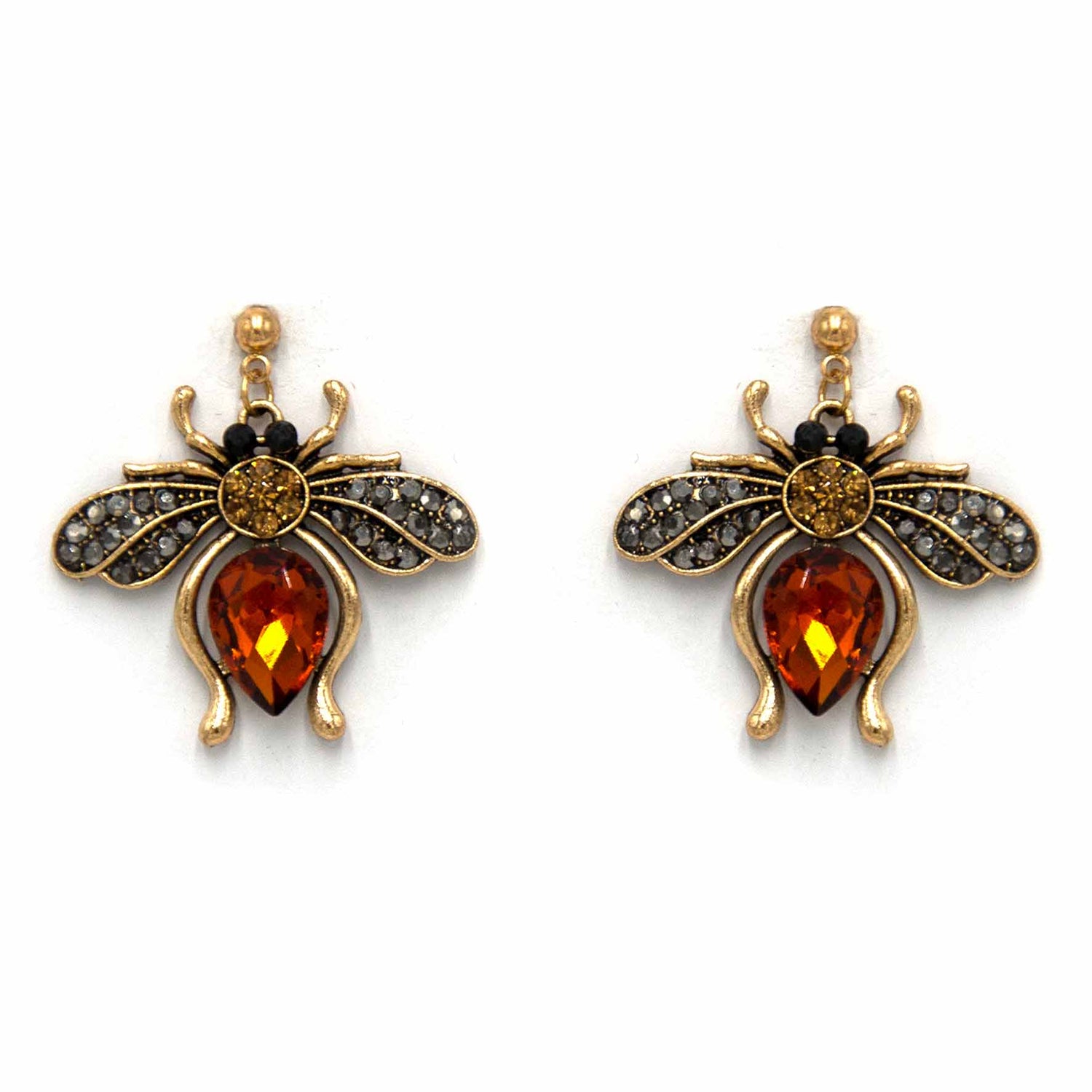 Palestro Milano Orecchini Caramello Ape pendente