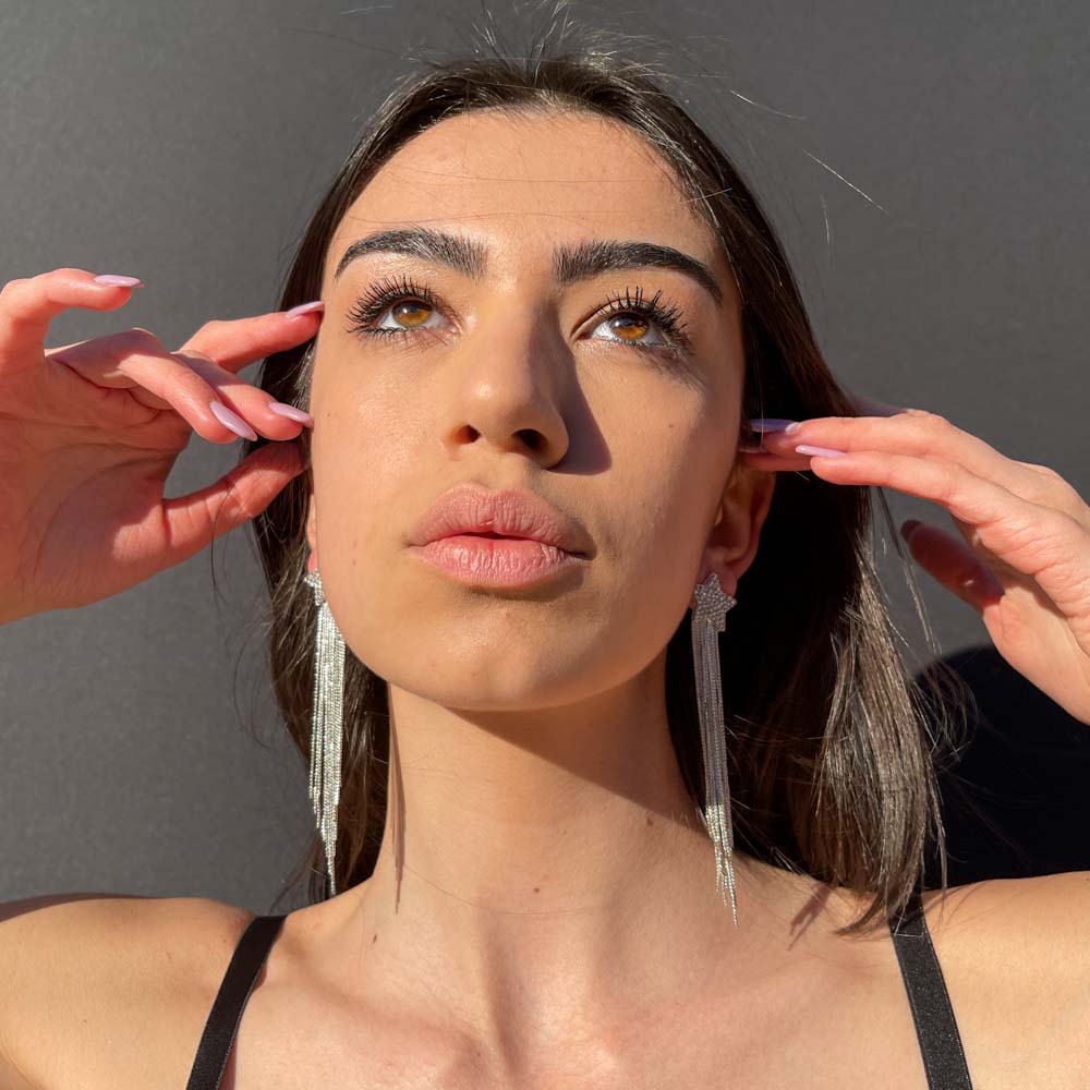 Palestro Milano Orecchini Cascata di Stelle