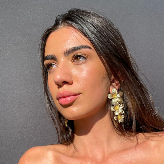 Palestro Milano Orecchini Cascata di Tre Fiori