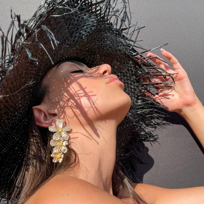 Palestro Milano Orecchini Cascata di Tre Fiori