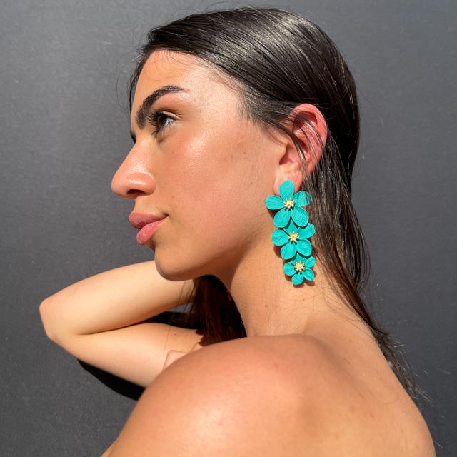 Palestro Milano Orecchini Cascata di Tre Fiori